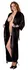Cottelli Collection Kimono Crn S/M Satenska Haljina sa Veza Pojasom