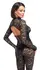 Noir Handmade Catsuit HLP Powerwetlook & Lace Long Sleeve Black