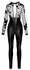 Noir Handmade L Jumpsuit Flock Print - Black Powerwetlook & Tulle