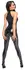 Noir Handmade Kombinezon Rhine L Crni Powerwetlook, Rhinestone Akcenti