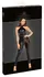 Noir Handmade Rhine S Powerwetlook Kombinezon sa Rhinestone Detaljima