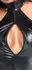 Noir Handmade Rhine S Powerwetlook Kombinezon sa Rhinestone Detaljima
