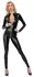Noir Handmade Powerwetlook Overall M Black - Stretch Long-Sleeve Suit
