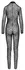 Noir Handmade Overall Leopard Mesh Powernet, Size M, Long Sleeve
