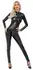 Noir Handmade Jumpsuit S Snakeskin Effect Shiny Zip-Through