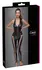 Cottelli PARTY Jumpsuit XL - Matte Finish, Laced Design, Black