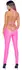 Cottelli PARTY Kombinezon Neon Pink M - Sjajni Halternek Bodysuit