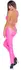 Cottelli PARTY Kombinezon Neon Pink M - Sjajni Halternek Bodysuit