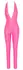 Cottelli PARTY Neon Pink Kombinezon S - Sjajni Halternek Bodysuit