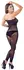 Cottelli Collection Floral Lace Tube Outfit S-L Black Semi-Transparent