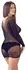 Cottelli Collection Floral Lace Tube Outfit S-L Black Semi-Transparent