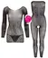 Cottelli Collection Floral Lace Tube Outfit S-L Black Semi-Transparent