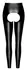 Noir Handmade Powerwetlook Open Crotch Leggings XL Black