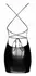 Noir Handmade Powerwetlook Mini Dress L with Back Lacing