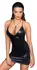 Noir Handmade Powerwetlook Mini Dress S with Back Lacing