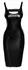 Noir Handmade Midi Powerwetlook Haljina sa Prednjim Rajferšlusom, Veličina S