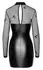 Noir Handmade Haljina Flock XL - Elegantan Powerwetlook & Velvet Mreža