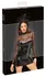 Noir Handmade Haljina Flock L Crna Powerwetlook & Velvet Til, Veličina L