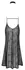 Noir Handmade Long Strapless Dress Leo Print Powernet M