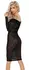 Noir Powernet Leopard Midi Dress S Off-Shoulder Stretch Design