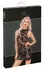 Noir Handmade Mini Dress L Floral Flocked Mesh Black