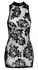 Noir Handmade Mini Dress M Black Floral Tulle Velvet Design