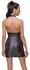 Cottelli PARTY srebrna mini haljina XL sjajna halter sa rhinestone-om