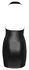 Cottelli Collection haljina srebrna L - Sjajna halter mini haljina sa rhinestone-om