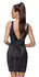 Cottelli PARTY Shiny Snakeskin Mini Dress S - Matte Finish, Tapered Fit