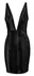 Cottelli PARTY Shiny Snakeskin Mini Dress S - Matte Finish, Tapered Fit