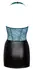 Cottelli Lingerie Haljina Crna/Tirkizna L - Elegantna Čipka i Mat Izgled, Otvorena Leđa