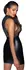 Noir Handmade Mini Dress L - Velvet Flock & Matte Design