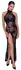 Noir Handmade Duga Powernet Cvetna Haljina XL Crna