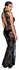 Noir Handmade Duga Powernet Cvetna Haljina XL Crna