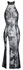 Noir Handmade Duga Powernet Cvetna Haljina XL Crna