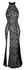 Noir Handmade Long Transparent Tiger Print Dress, Size L