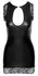 Cottelli PARTY Lace Detail Mini Dress XL Black Matte Look