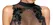 Noir Handmade Dress XL - High Neck, Open Back, Wet Look Finish