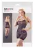 Cottelli Collection Mini Dress S-L Animal Pattern Transparent Black