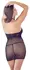 Cottelli Collection Net Mini Dress with Choker, Black, S-L, Seamless