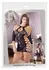 Cottelli Collection Lace Look Mini Dress with Sleeves, Black, S-L