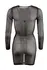Cottelli Collection Powernet Haljina L Crna, Figure-Enhancing, Dugi Rukavi