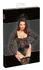 Noir Handmade Čipka i Wet Look body sa dugim rukavima XL