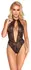 Kissable Body Black S/M - Elegant Lace, Open Back Design