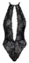 Kissable Body Black S/M - Elegant Lace, Open Back Design