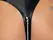 Noir Handmade Body Zip XL Black Powerwetlook, High Leg Cut, 3-Way Zip