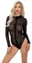 Noir Handmade Body Leo M Soft Powernet Leopard Print Zip