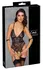 Cottelli BONDAGE Body Harness Čipkasti model M sa lisicama, Crna