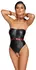 Cottelli Bondage String Body S Crni sa Podesivim Uprtačem
