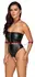 Cottelli Bondage String Body S Crni sa Podesivim Uprtačem